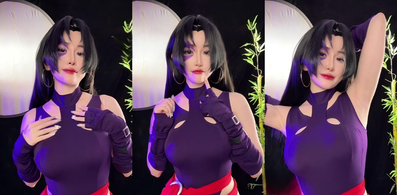 极品Coser福利姬【TinyAsa】化身漫威争锋灵蝶，科技巨乳身姿丰腴勒沟自慰白浆横流